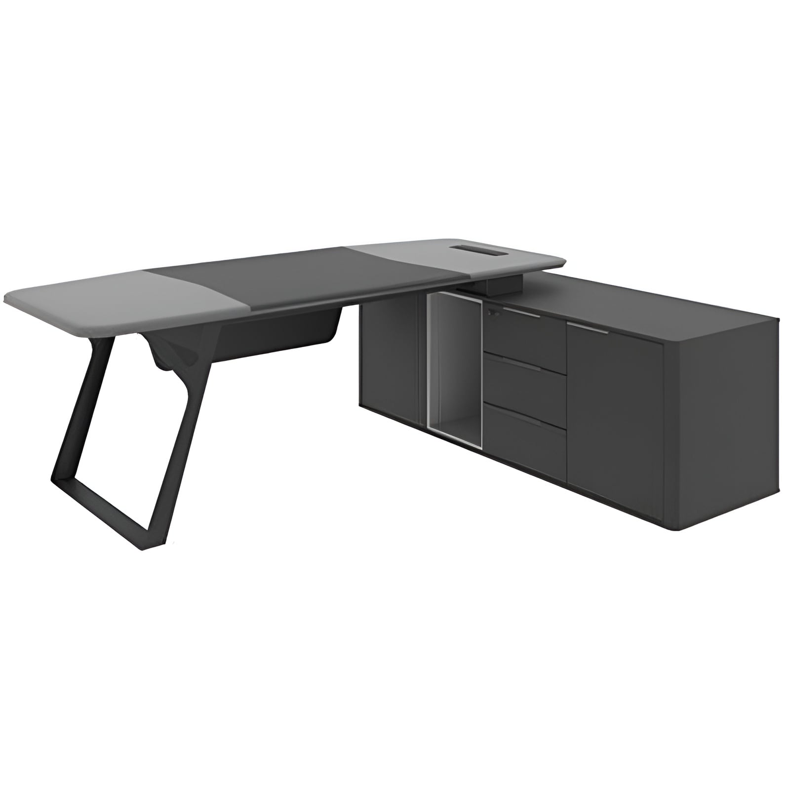 میز مدیریتی پایه فلزی نیلپر مدل ODM 553s